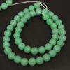 Matte perler i jade 8mm, Green