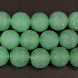 Matte perler i jade 8mm, Green JADERU 163 2