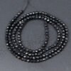 Facetteret sort onyks 2mm