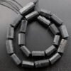 Sort Turmalin, facetteret cylinder