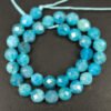 ½ streng Facetterede perler i Apatit 6mm