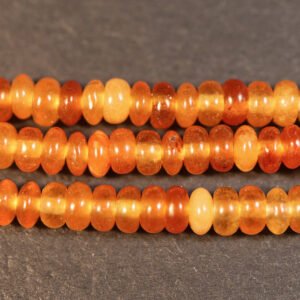 Ravfarvede rondeller i 'jade' 2,5x5mm