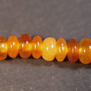 Ravfarvede rondeller i 'jade' 2,5x5mm