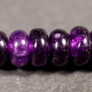 Lilla rondeller i 'jade' 2,5x5mm