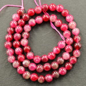 Berry Red Jade 6 mm