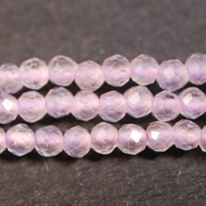 Lyslilla cateye, facetteret 2 mm