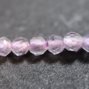 Lyslilla cateye, facetteret 2 mm