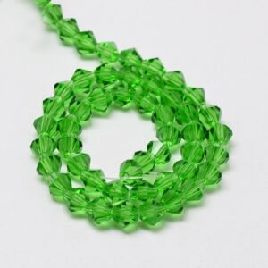 Spring Green facet bicone 3,5 mm