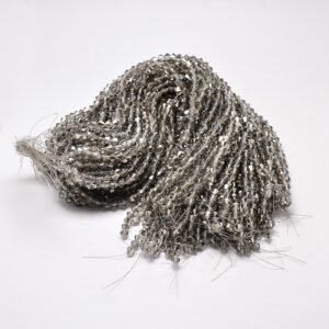 Light Grey facet bicone 3,5 mm