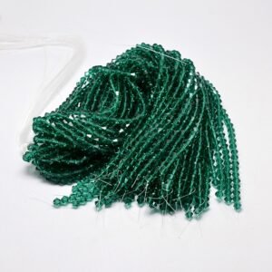 Green facet bicone 3,5 mm