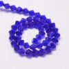 Dark Blue facet bicone 3,5 mm