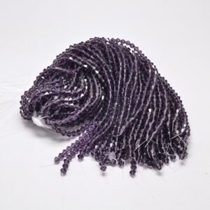 Purple facet bicone 3,5 mm