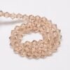 Peach Puff facet bicone 3,5 mm