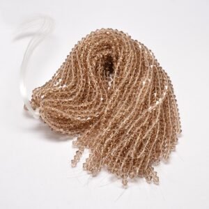 Peach Puff facet bicone 3,5 mm