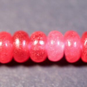 Sorbet Pink rondeller i 'jade' 2,5x5mm