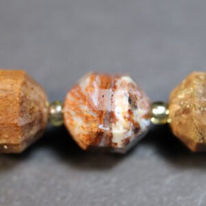 Facetterede Pietersite perler 8x8 mm