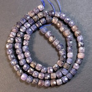 Facetterede, firkantede Safirer 4 mm