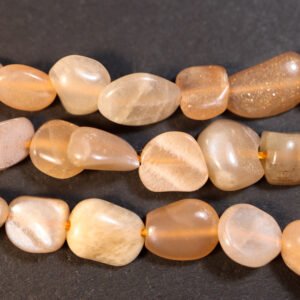 Små Sunstone pebbles