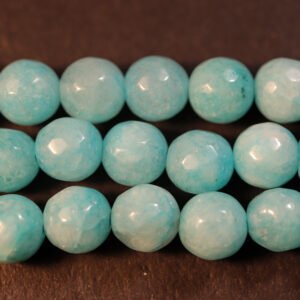 'Jade', Pale Turquoise facetterede 8mm