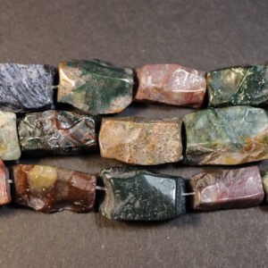 Firkantede nuggets i Fancy Jaspis