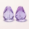 Violet facet krystaldråber 4 stk.