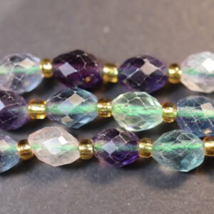 Facet ovaler i Fluorit