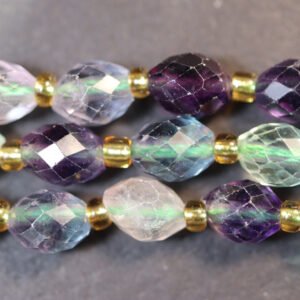 Facet ovaler i Fluorit