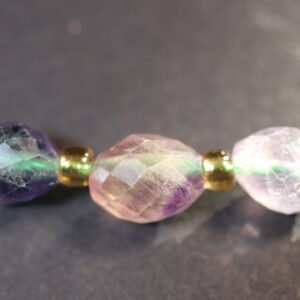 Facet ovaler i Fluorit