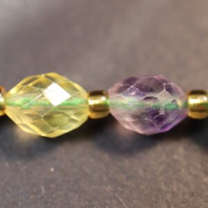 Facet ovaler i Fluorit