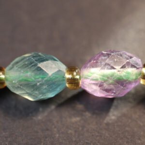 Facet ovaler i Fluorit