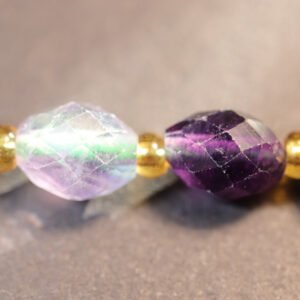 Facet ovaler i Fluorit