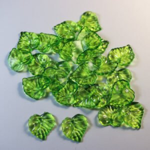 Grønne blade i acryl (25 stk.)