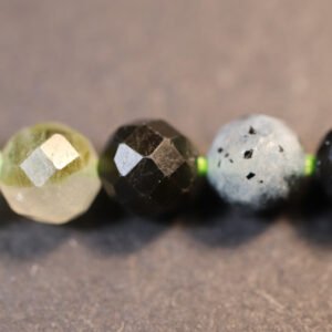 Facetterede, grønne turmaliner 4,5 mm