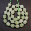 Pale Green, facetterede Dolomit perler 9,5x10,5 mm