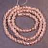 Facet glasperler 4 mm, Light Salmon