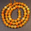 Orange jadeperler 6mm