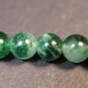 Grønne jadeperler 6mm