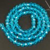 Facet glasperler 6 mm, Sky Blue