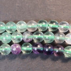 Regnbue Fluorit 4mm