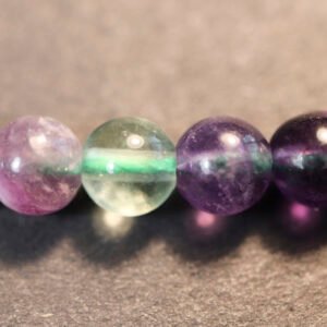 Regnbue Fluorit 4mm