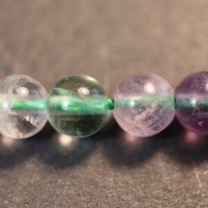 Regnbue Fluorit 4mm